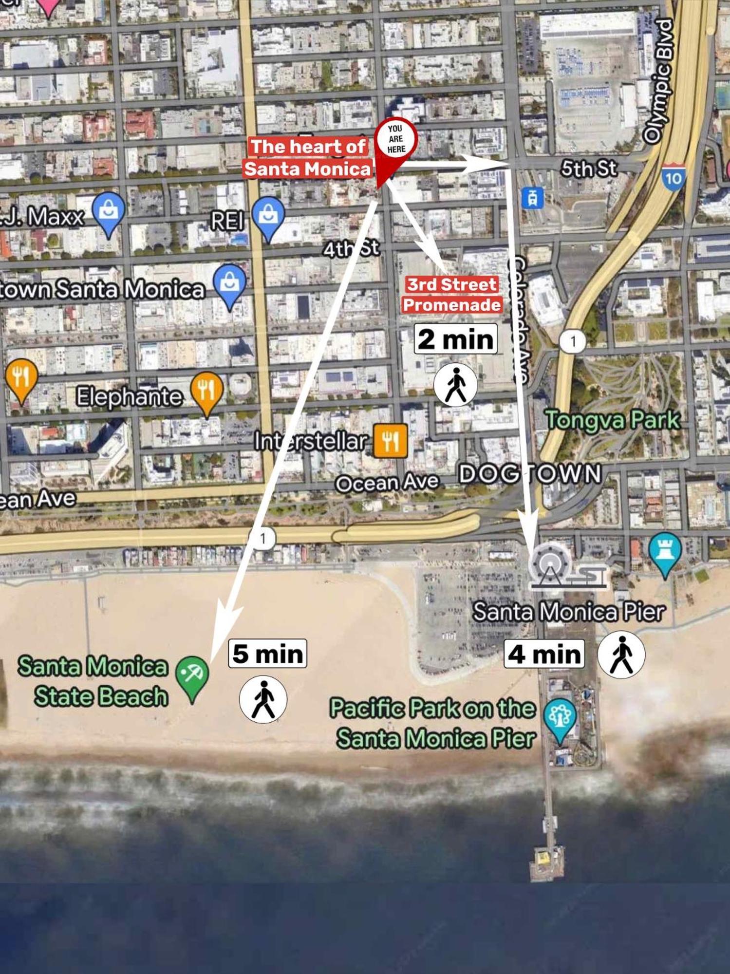 7 Large Down Town Santa Monica Apartment Los Angeles Eksteriør billede